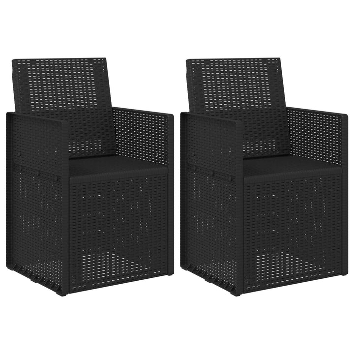 Havemøbler Spisestole 2 pcs Antracit 53 x 47 x 88,5 cm PP
