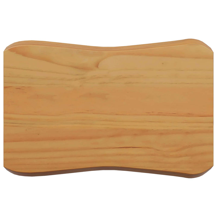 Barbænk EKAI 2 stk. Sort 40 x 29 x 45,5 cm Massivt fyrretræ