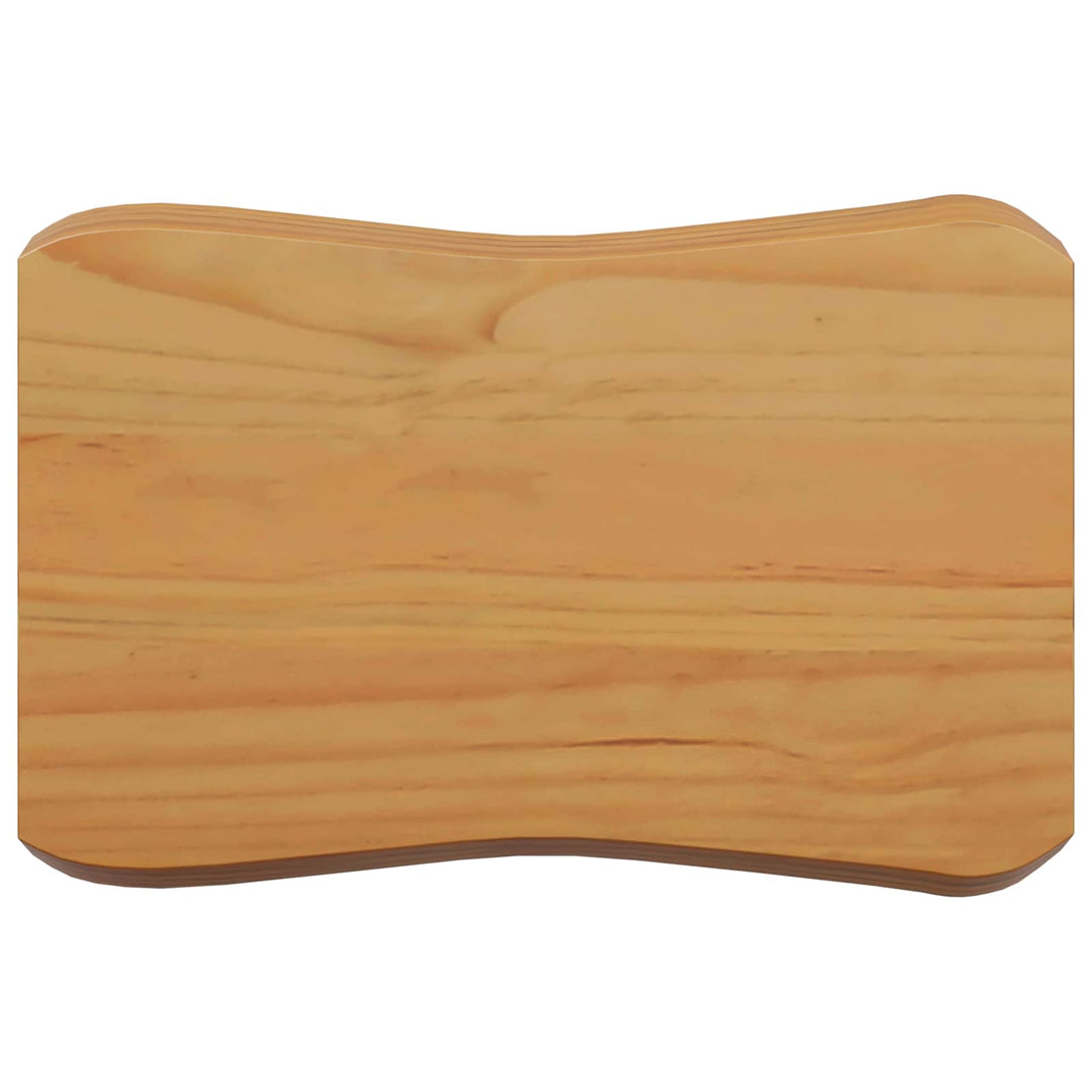 Barbænk EKAI 2 stk. Hvid 40 x 29 x 45,5 cm Massivt fyrretræ