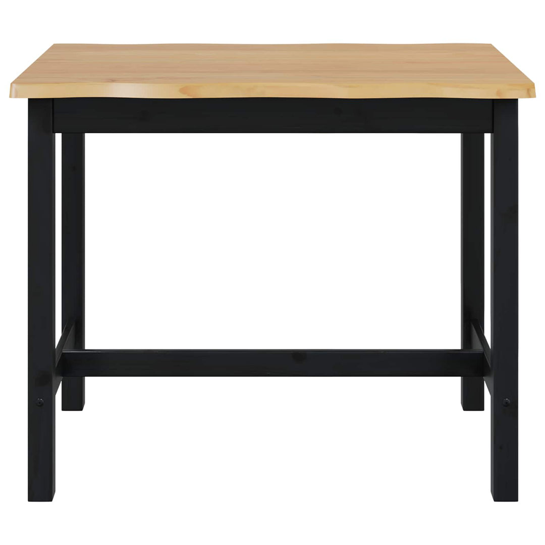 Høj Bar Bord EKAI Sort 112 x 70 x 91 cm Massivt fyrretræ