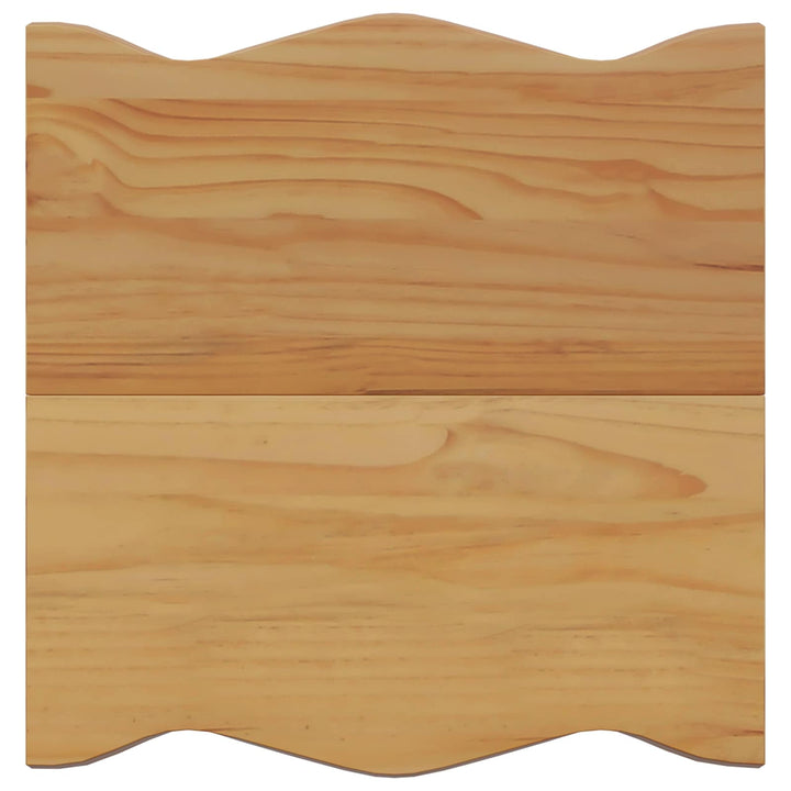 Sidebord med hylde EKAI Hvid 50 x 50 x 45,5 cm Massivt fyrretræ