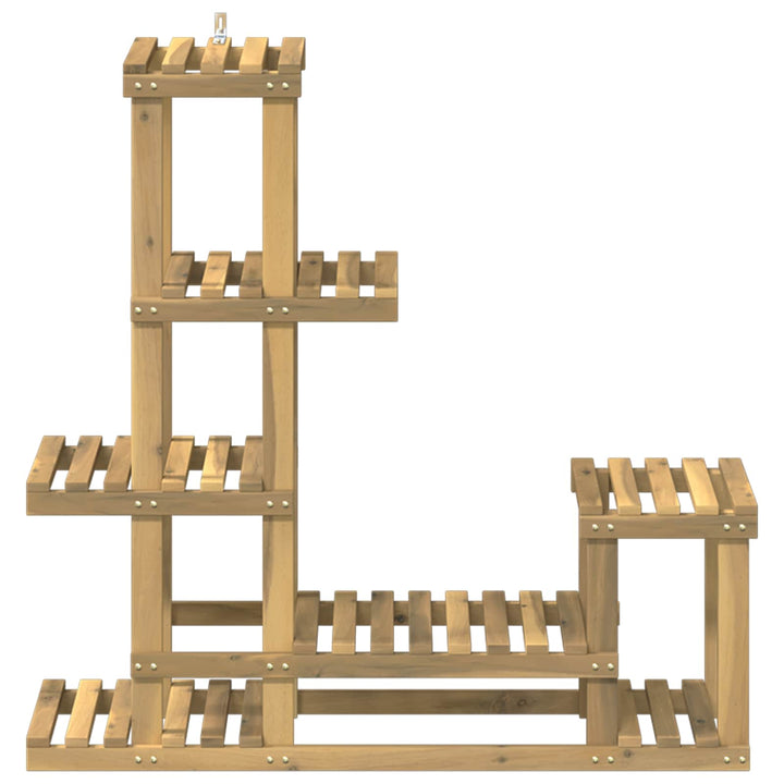 Planteholder Hvid 93,5 x 25 x 91,5 cm Massivt Akacietræ