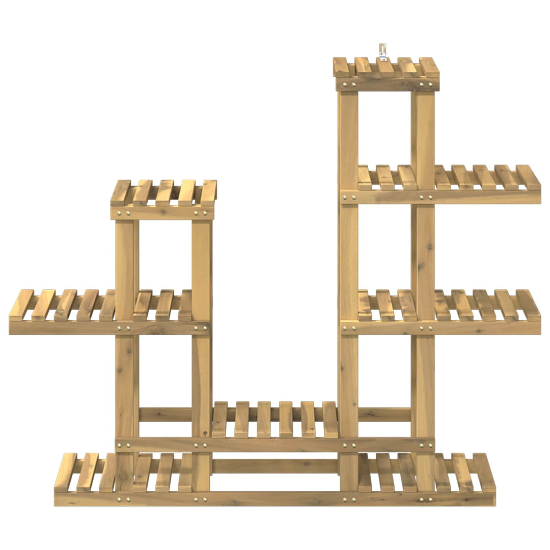 Planteholder Hvid 118 x 25 x 96,5 cm Massivt Akacietræ