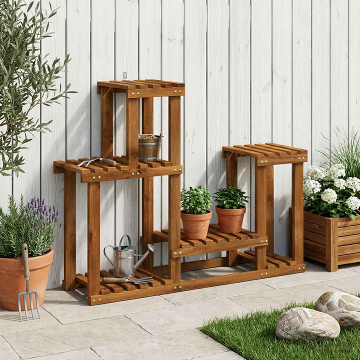 Planteholder Naturfarvet 90 x 25 x 73 cm Massivt Akacietræ