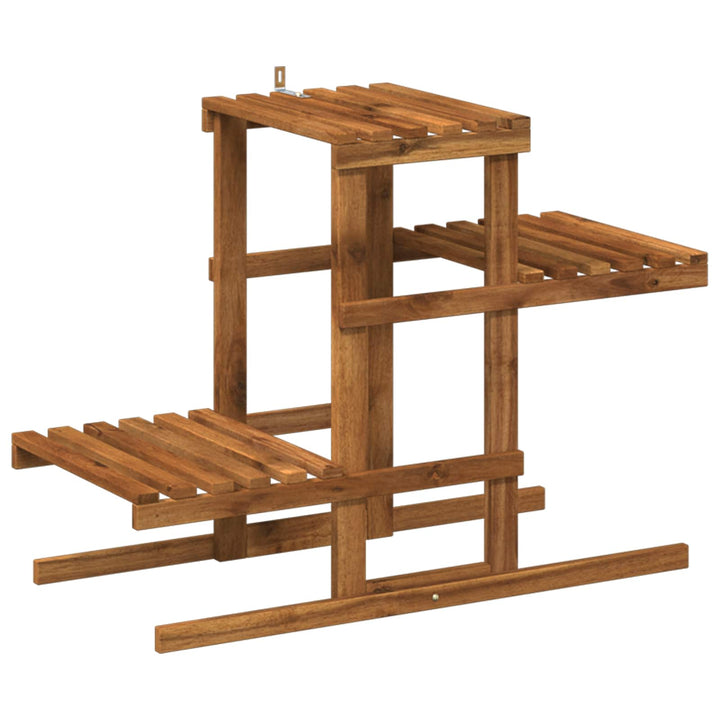 Planteholder Naturfarvet 82 x 36 x 60 cm Massivt Akacietræ