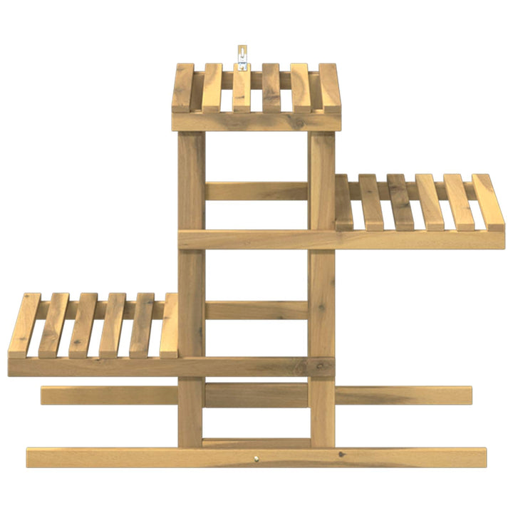 Planteholder Hvid 82 x 36 x 60 cm Massivt Akacietræ