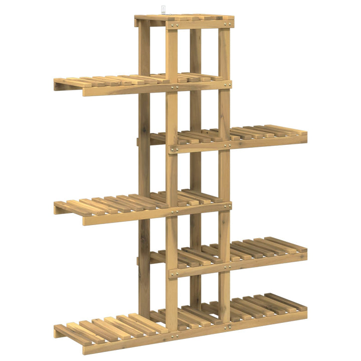 Planteholder Hvid 93 x 25 x 114,5 cm Massivt Akacietræ
