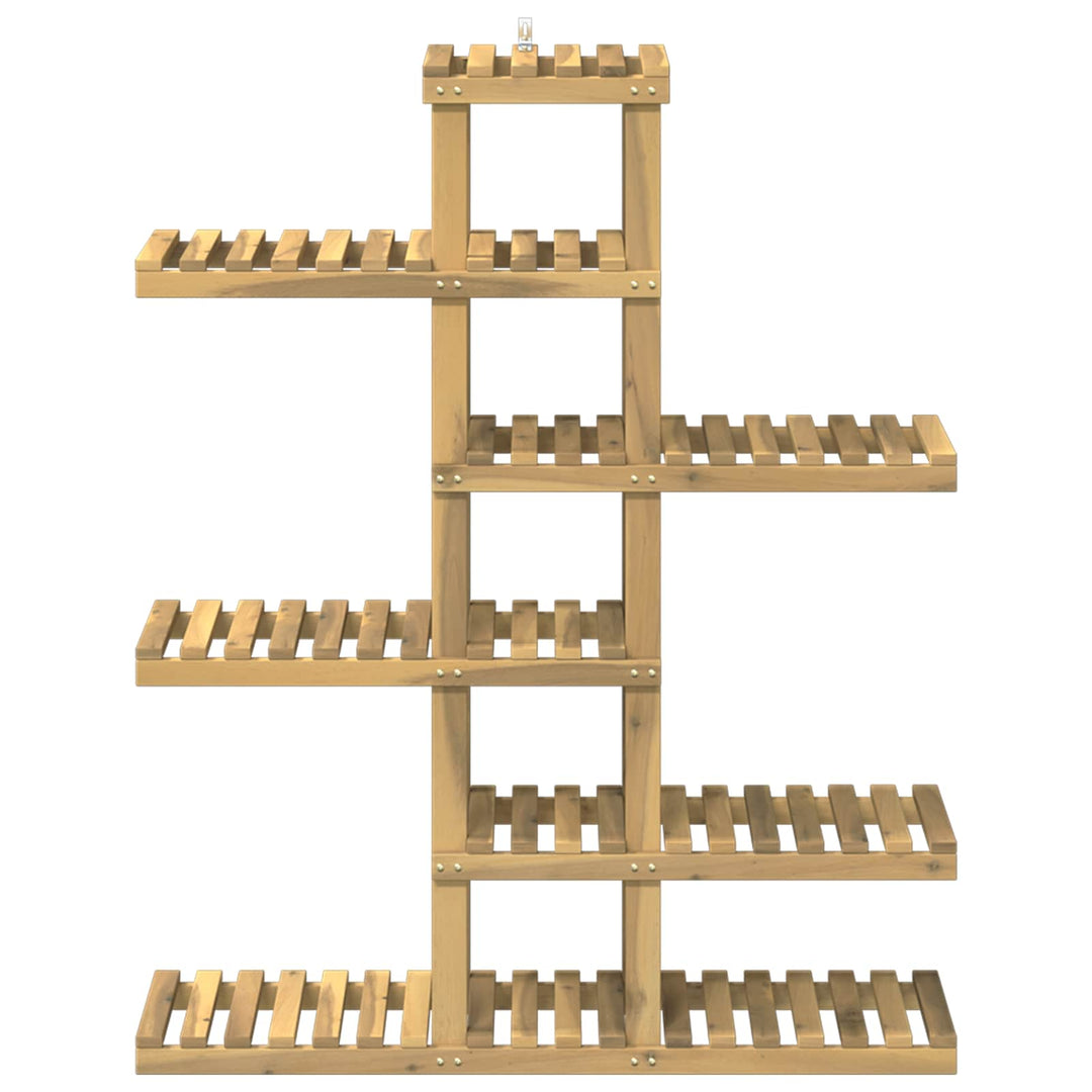 Planteholder Hvid 93 x 25 x 114,5 cm Massivt Akacietræ