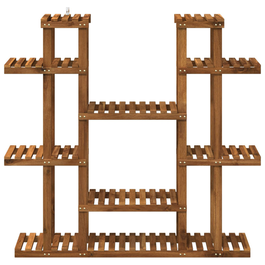 Planteholder Naturfarvet 123 x 25 x 114,5 cm Massivt Akacietræ