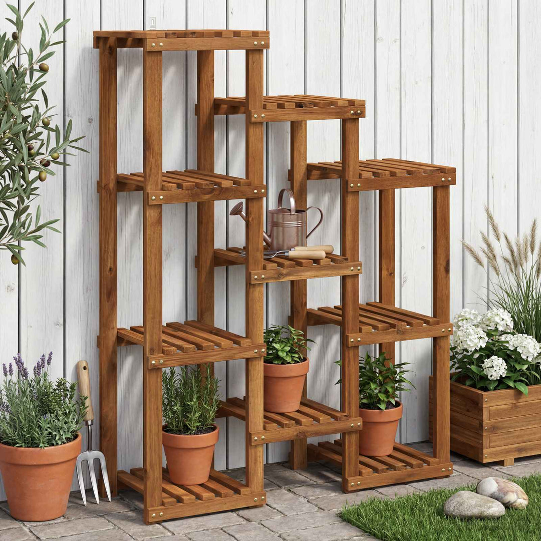 Planteholder Naturfarvet 85 x 30 x 114,5 cm Massivt Akacietræ