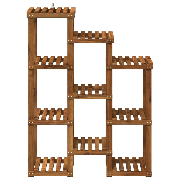 Planteholder Naturfarvet 85 x 30 x 114,5 cm Massivt Akacietræ