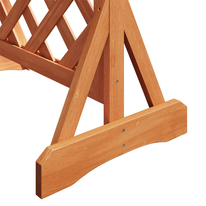 Vertikal have trellis Orange 48 x 30 x 70,5 cm Massivt Fyrretræ