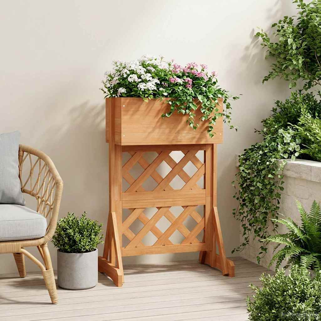 Vertikal have trellis Orange 48 x 30 x 70,5 cm Massivt Fyrretræ