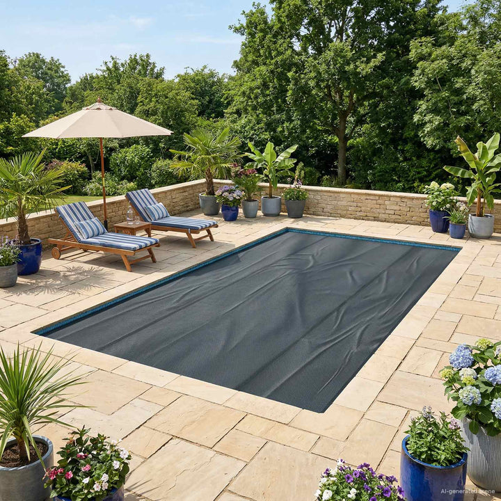 Solar Pool Cover Ekstra Tung 600 x 400 cm, 400 μm Firkantet PE