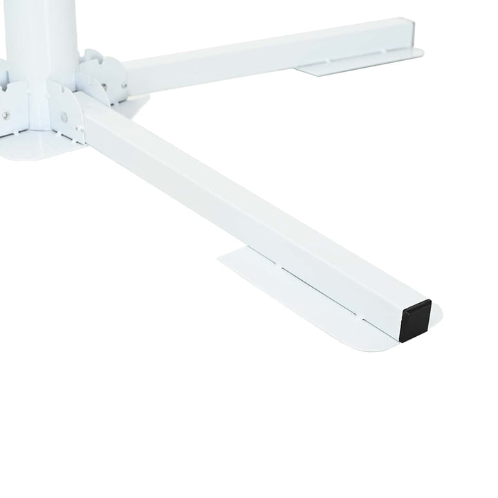 Parasol Stativ Hvid Stål
