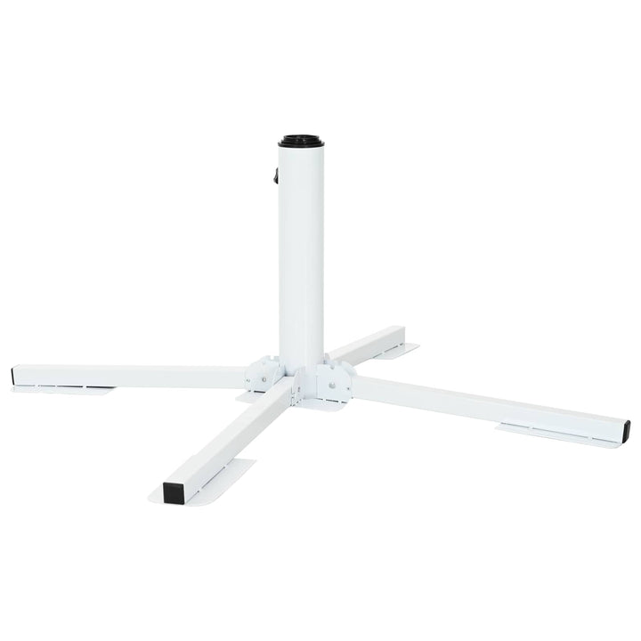 Parasol Stativ Hvid Stål