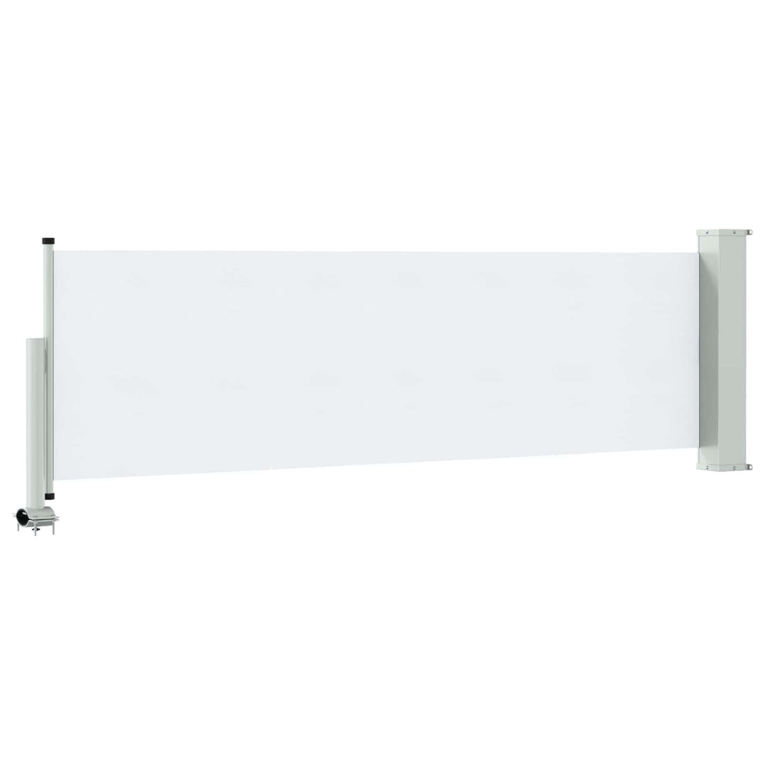 Side Markise 60 x 300 cm Rektangulær Hvid