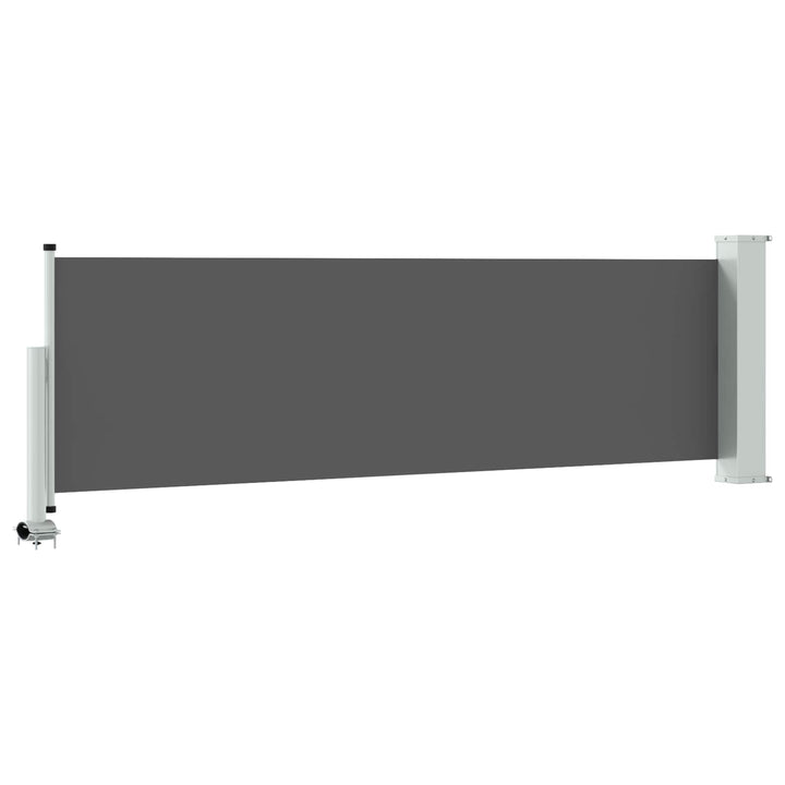 Side Markise 60 x 300 cm 100% polyester jern stål Rektangulær