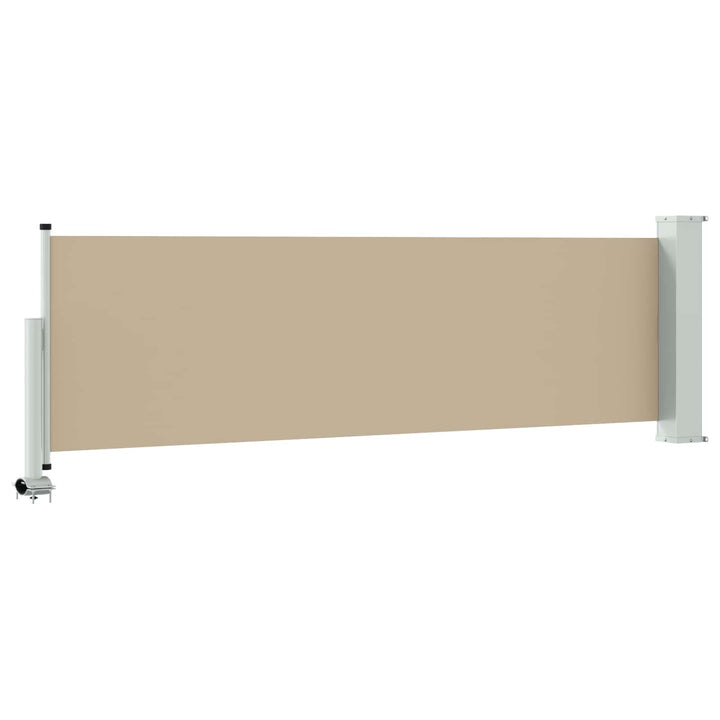 Side Markise 80 x 300 cm 100% polyester jern stål Rektangulær