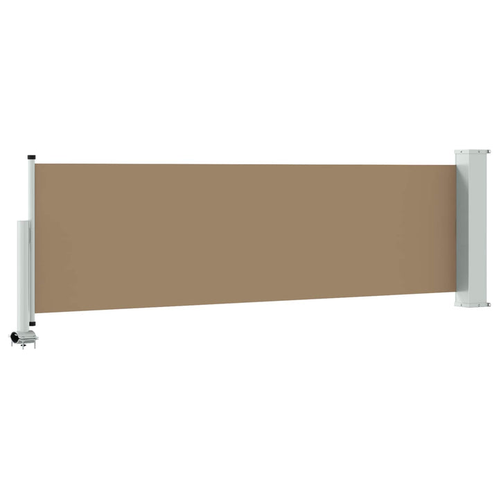 Side Markise 80 x 300 cm 100% polyester jern stål Rektangulær