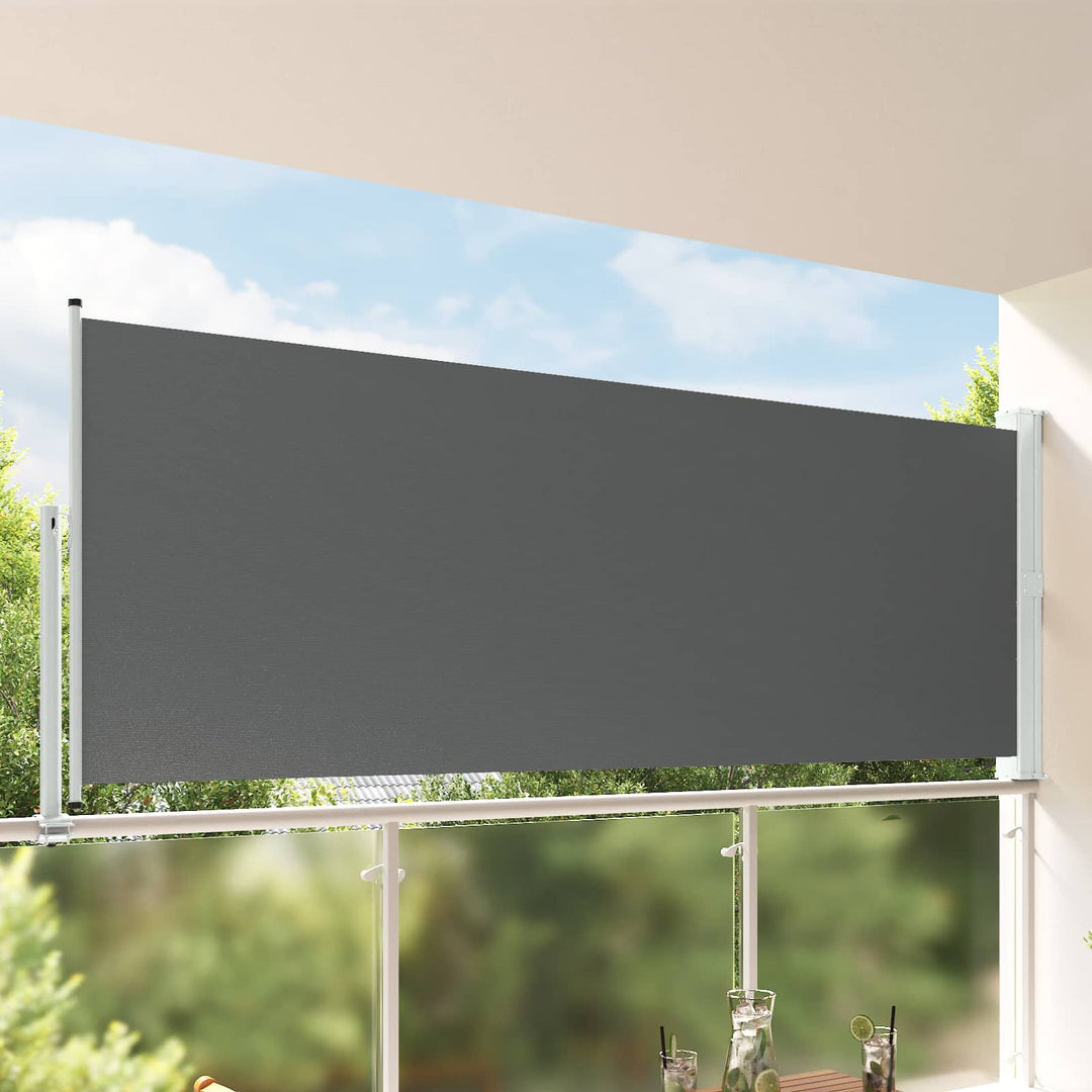 Side Markise 140 x 300 cm 100% polyester jern stål Rektangulær