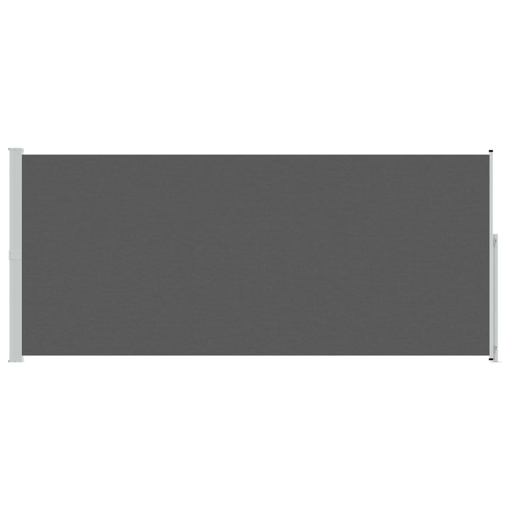 Udtrækkeligt side-markise Antracit 600 x 220 cm Polyester