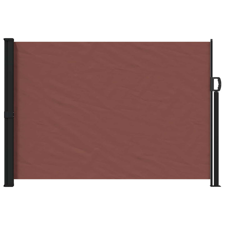 Udtrækkeligt side-markise Brun 300 x 170 cm Polyester