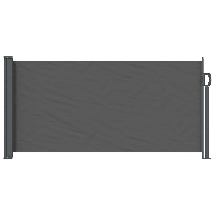 Udtrækkeligt side-markise Antracit 300 x 100 cm Polyester