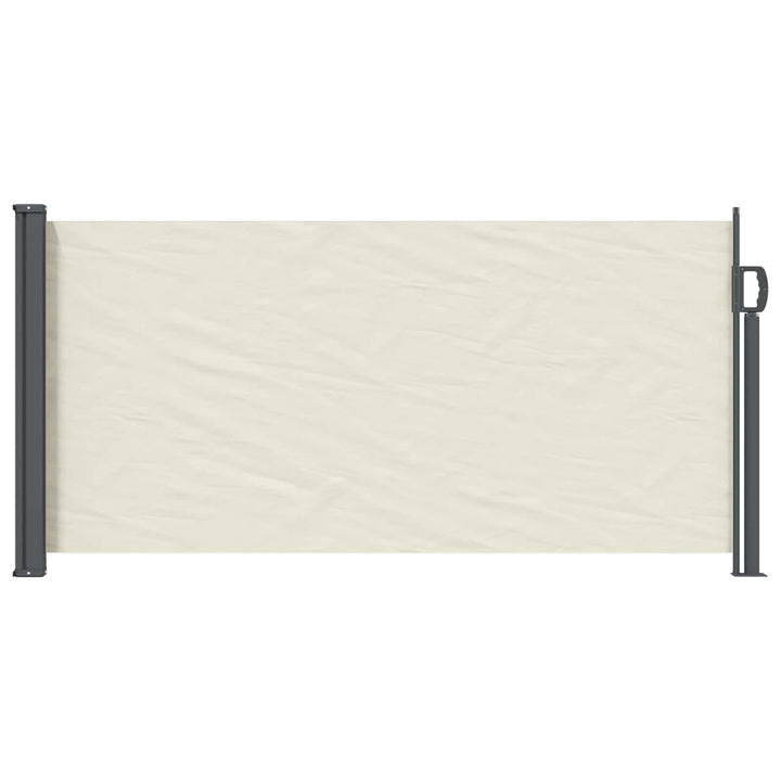 Udtrækkeligt side-markise 100 x 300 cm 100% polyester jern stål