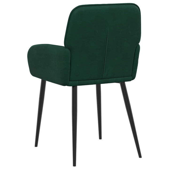 Spisestole 4 pcs Fløjl Mørkegrøn 57 x 50 x 85 cm
