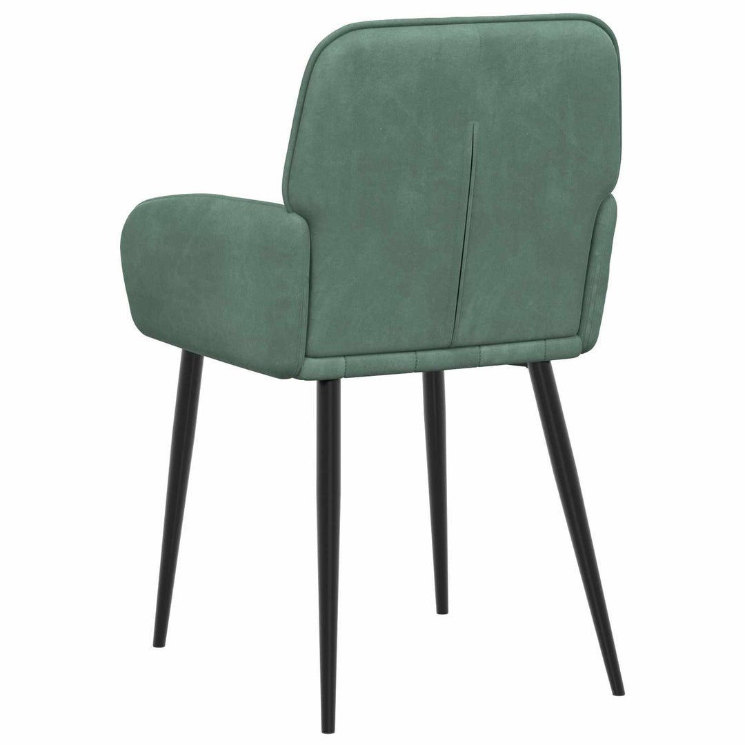 Spisestole 4 pcs Fløjl Havgrøn 57 x 50 x 85 cm