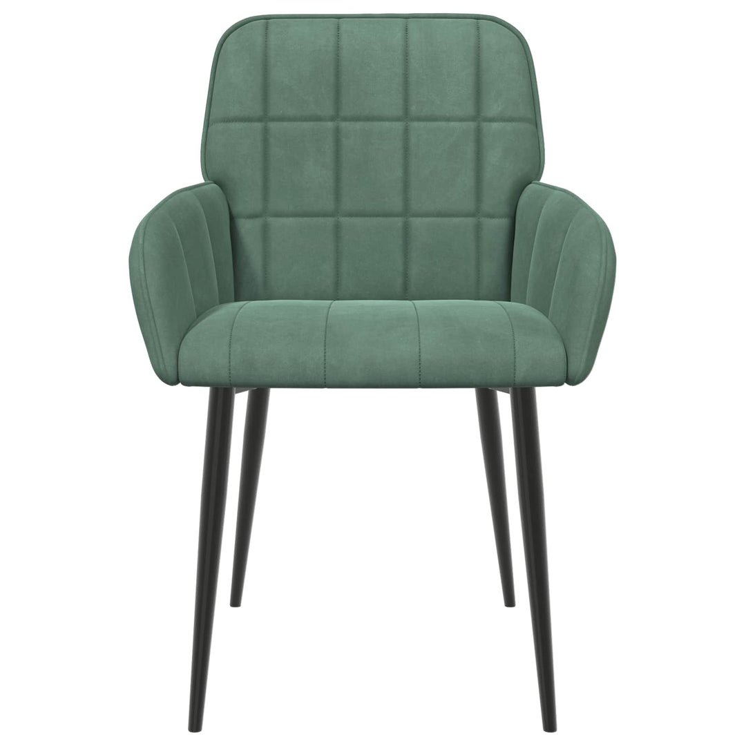 Spisestole 4 pcs Fløjl Havgrøn 57 x 50 x 85 cm