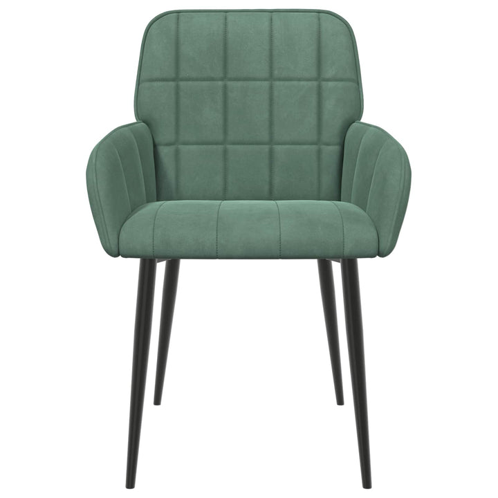 Spisestole 4 pcs Fløjl Havgrøn 57 x 50 x 85 cm