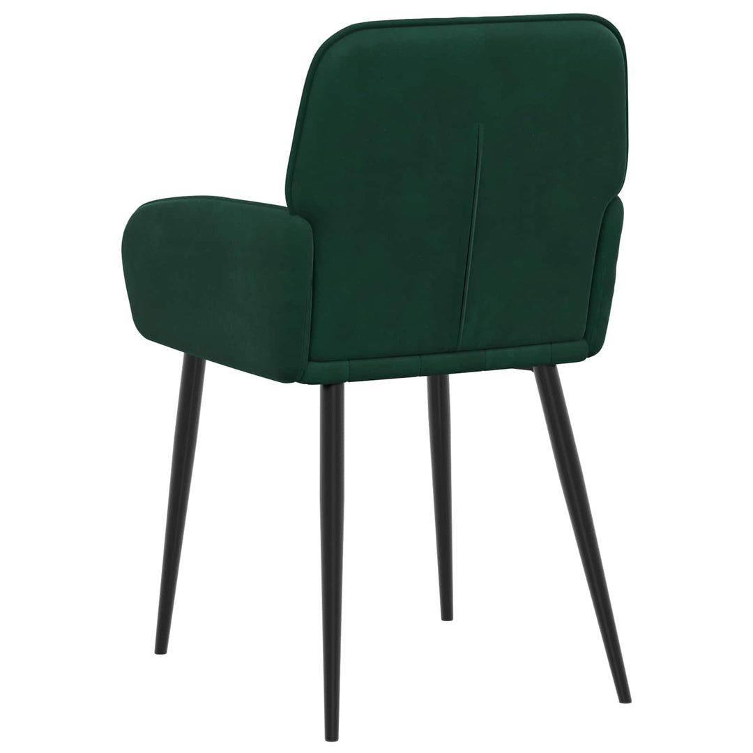 Spisestole 6 pcs Fløjl Mørkegrøn 57 x 50 x 85 cm