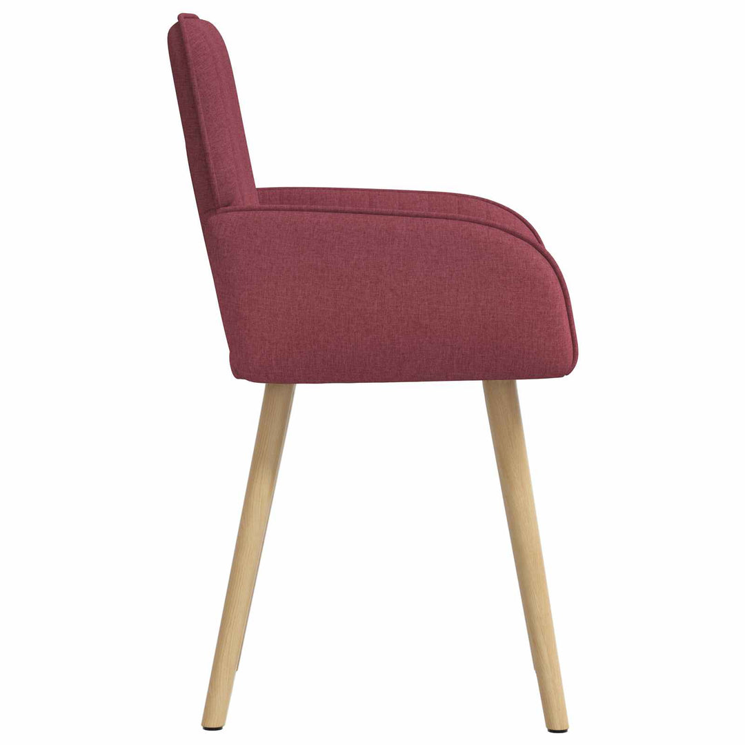 Spisestole 6 stk. Stof Vinrød 56,5 x 50 x 87,5 cm