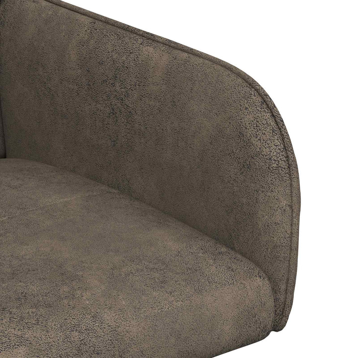 Spisestole 6 stk. Faux Suede Læder Mørkegrå 59 x 56,5 x 85 cm
