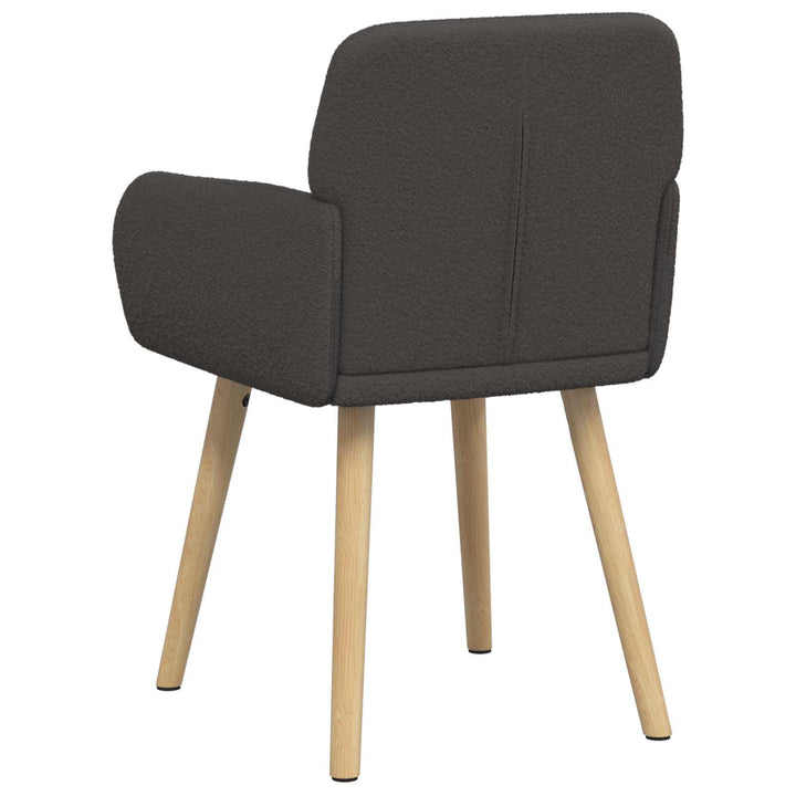 Spisestole 4 stk. Bouclé Mørkegrå 59 x 57 x 85 cm