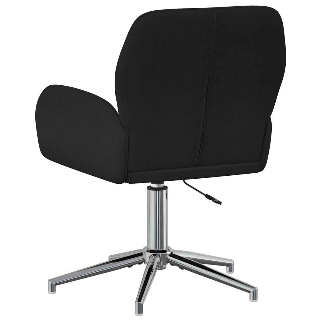 Drejestole 4 stk. 54 x 58 x 90 cm Sort Stof