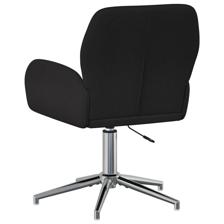 Drejestole 4 stk. 54 x 58 x 90 cm Sort Stof