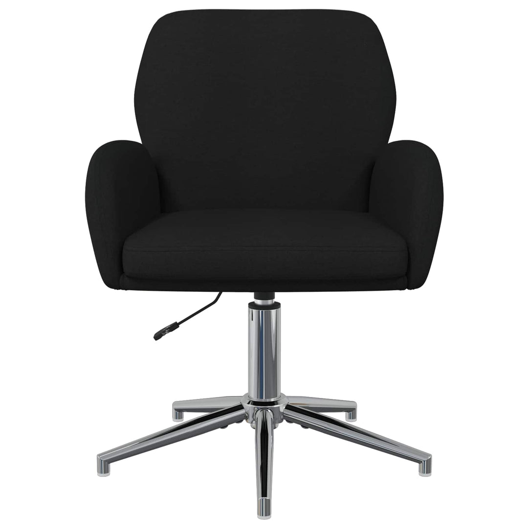 Drejestole 4 stk. 54 x 58 x 90 cm Sort Stof