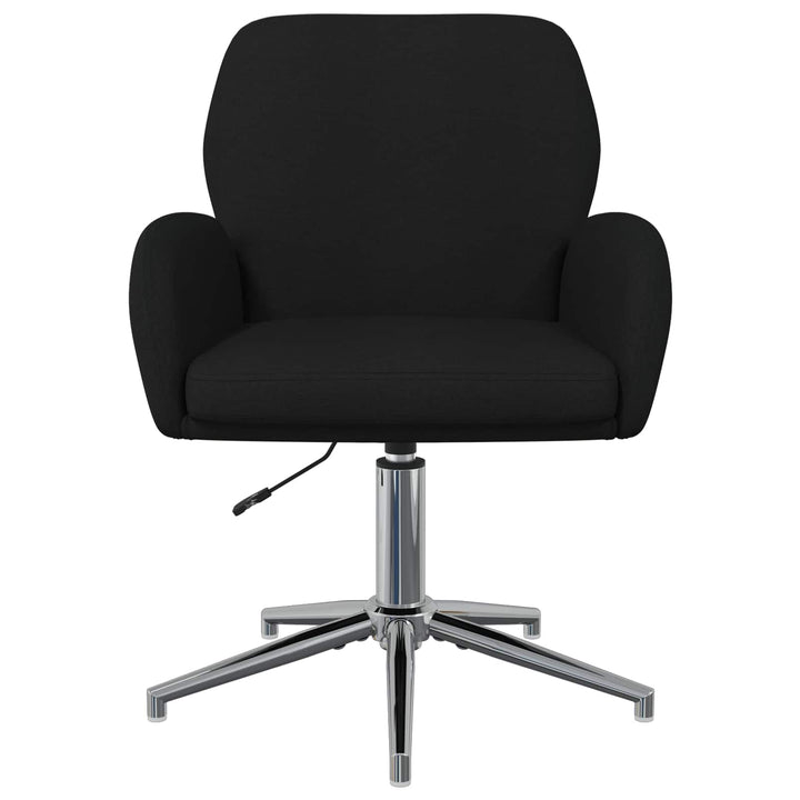 Drejestole 4 stk. 54 x 58 x 90 cm Sort Stof