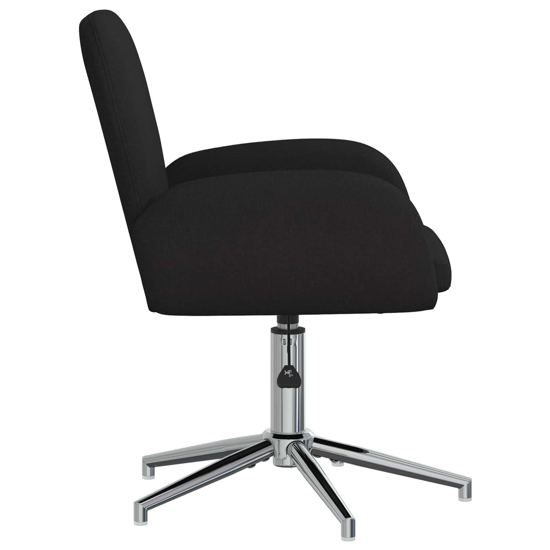 Drejestole 4 stk. 54 x 58 x 90 cm Sort Stof