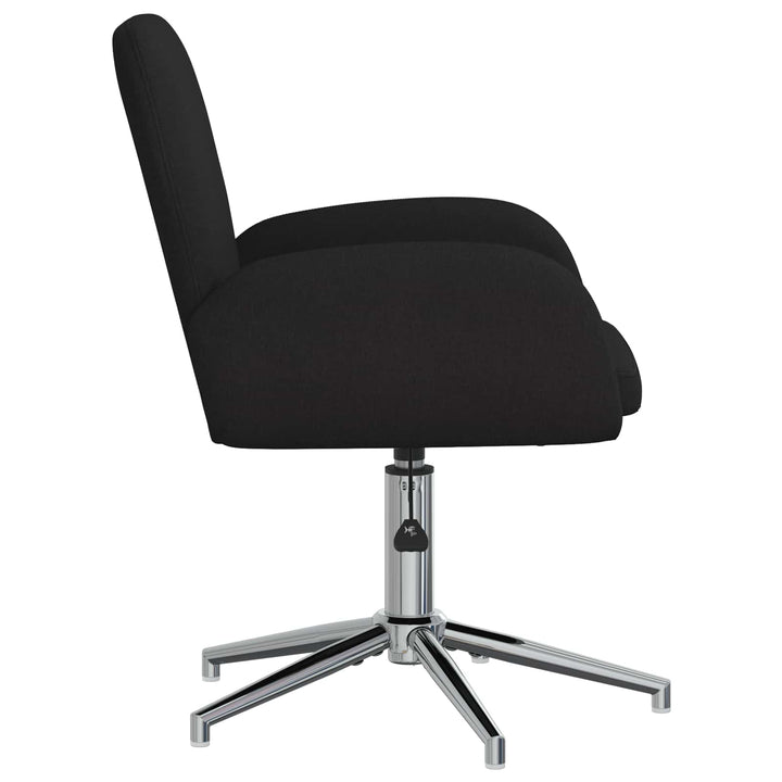 Drejestole 4 stk. 54 x 58 x 90 cm Sort Stof