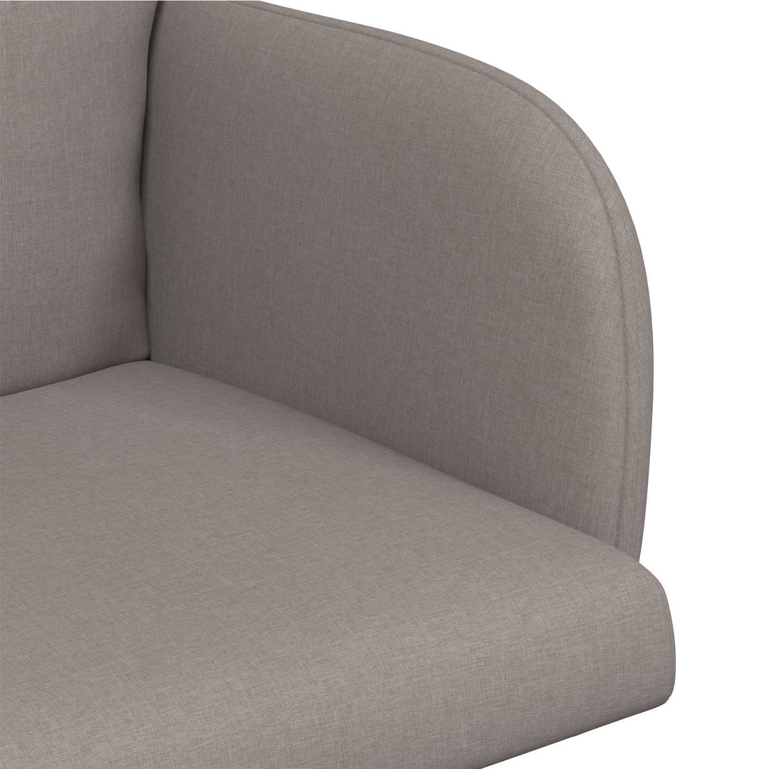 Spisestole 6 stk. Stof Gråbrun 60 x 56 x 96 cm