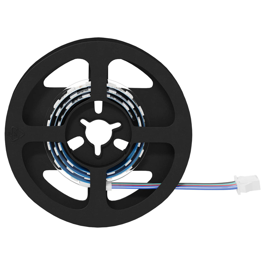 LED Strip 12 stk. Sort og Gennemsigtig Kobber og plastik