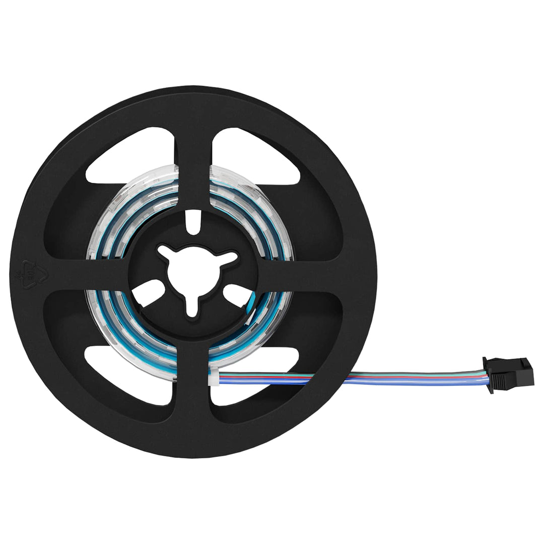 LED Strip 12 stk. Sort og Gennemsigtig Kobber og plastik