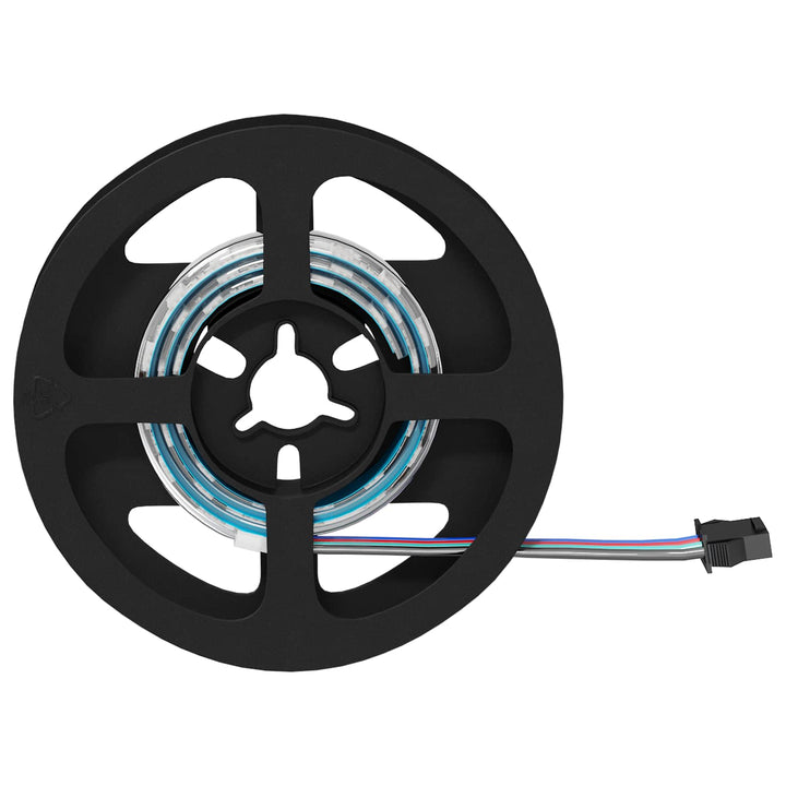 LED Strip 12 stk. Sort og Gennemsigtig Kobber og plastik