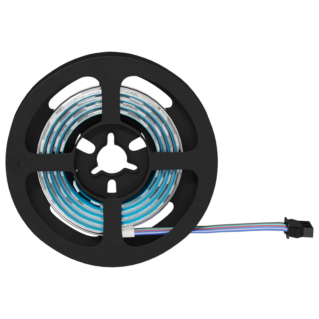LED Strip 12 stk. Sort og Gennemsigtig Kobber og plastik