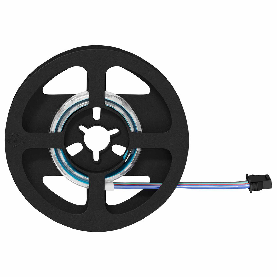 LED Strip 12 stk. Sort og Gennemsigtig Kobber og plastik