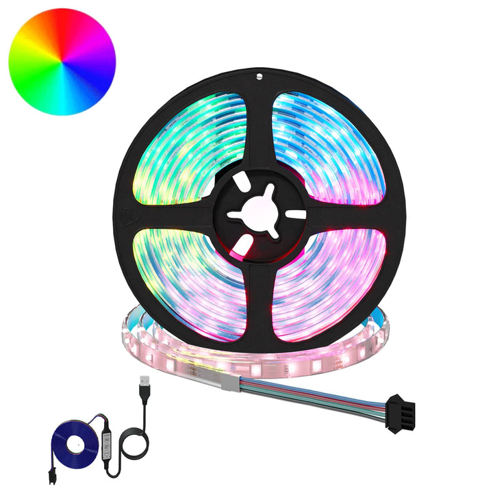 LED Strip 12 pcs Sort og Gennemsigtig 2500 mm Kobber og plastik